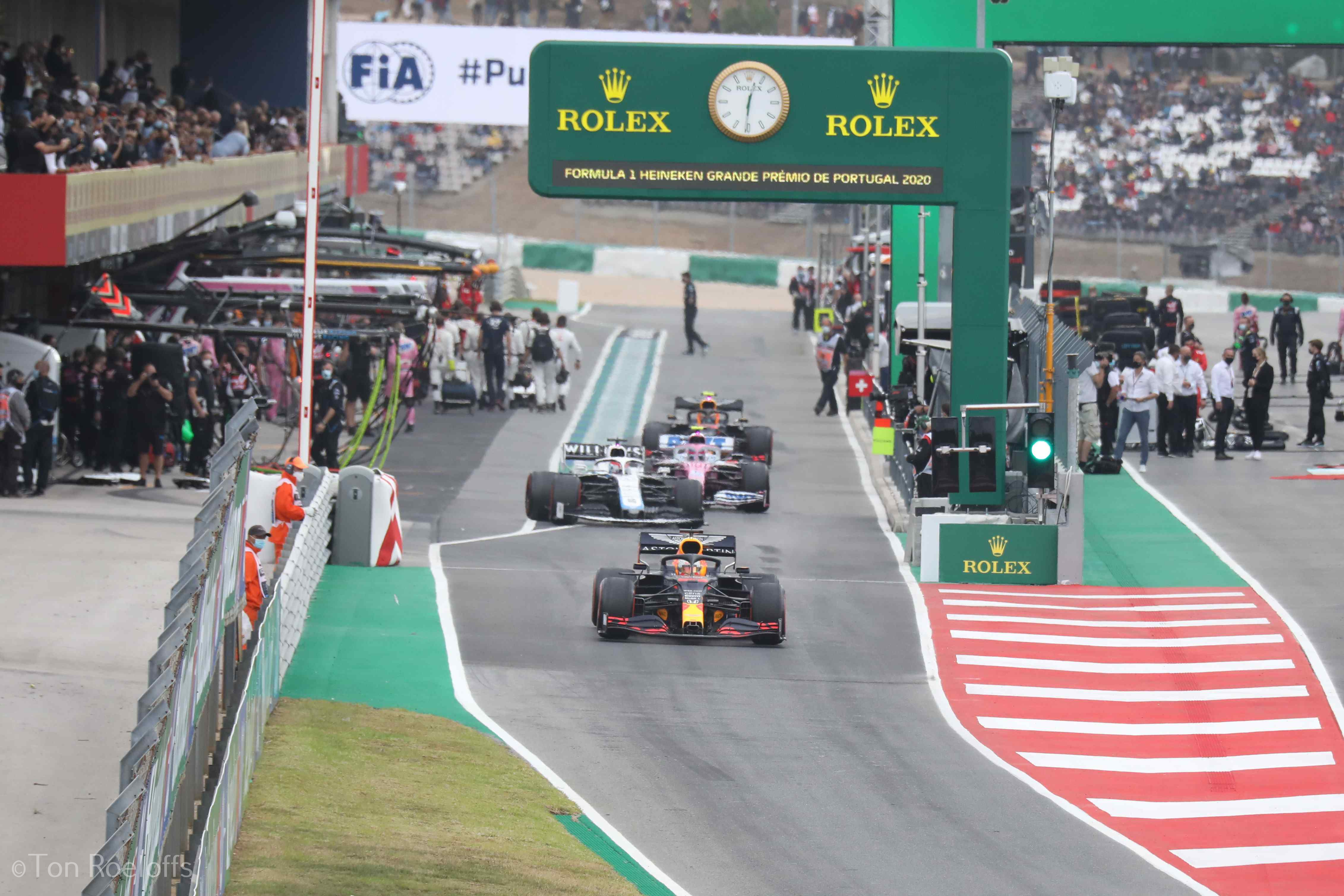 Verstappen pitbox